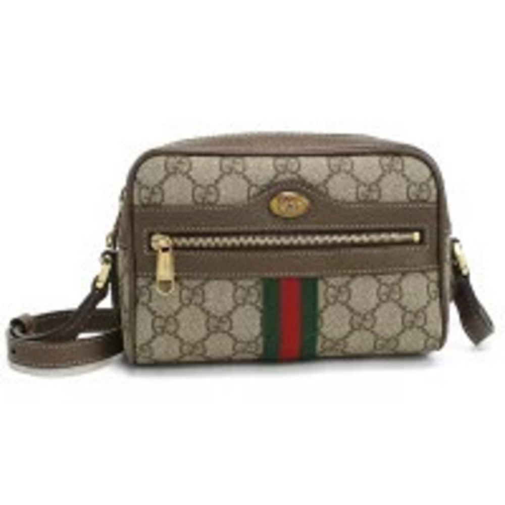 Gucci Crossbody Bag Ophidia Leather Beige Cream